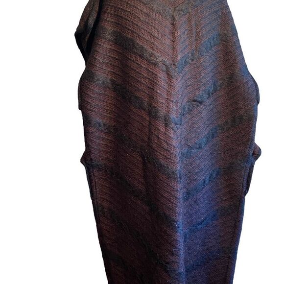 0331 Vintage Boho Micheline Boucher Mohair Multi Stitch Sleeveless Sweat… - Picture 3 of 11